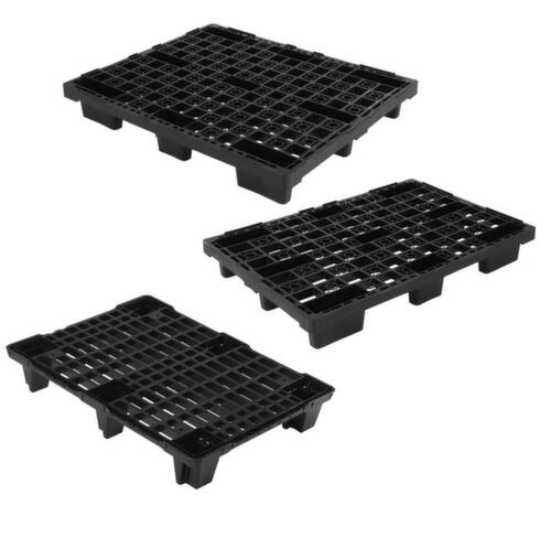 Palette d'exportation emboîtable, plastique, longueur x largeur 1200 x 1000 mm