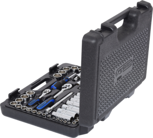 KS Tools Jeu de douilles 1/4"+3/8" CHROMEplus