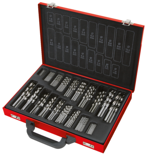 KS Tools Jeu de forets hélicoïdaux HSS-G Co 5