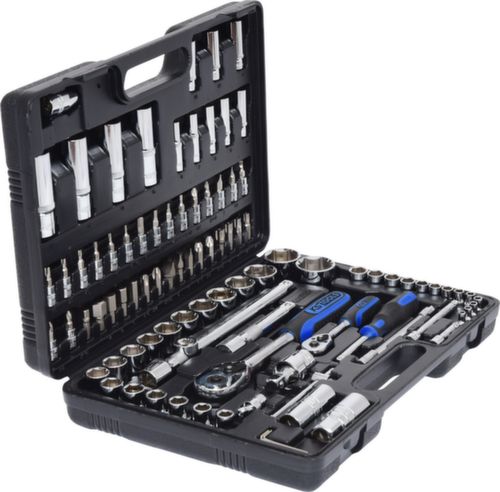 KS Tools Jeu de clés à douille 1/4"+1/2" CHROMEplus