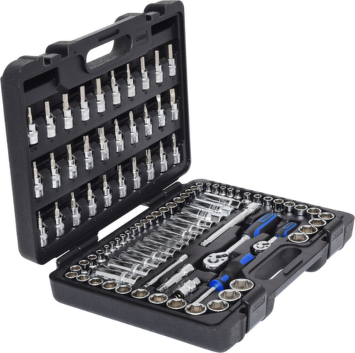 KS Tools Jeu de douilles 1/4"+3/8" CHROMEplus