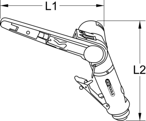 KS Tools Ponceuse à bande pneumatique