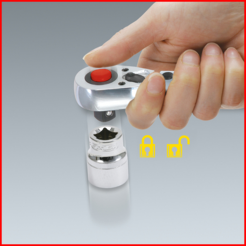 KS Tools Clé dynamométrique à cliquet de précision ERGOTORQUE® 1/2"