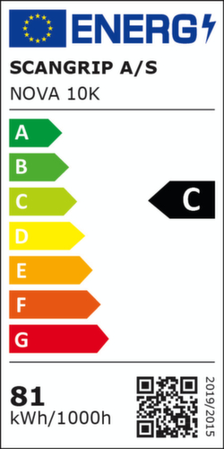 Scangrip Lampe industrielle LED à intensité variable NOVA