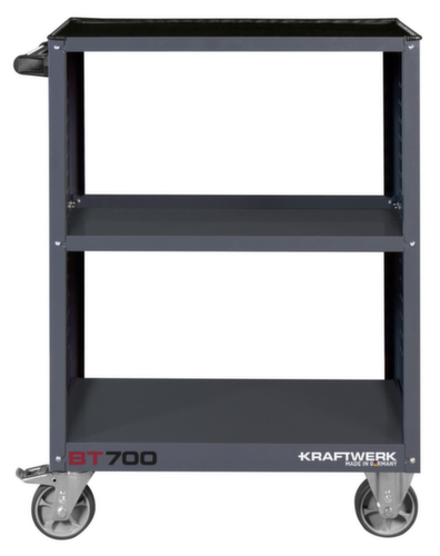 KRAFTWERK® Chariot de service BT700 40x60 avec tapis en caoutchouc