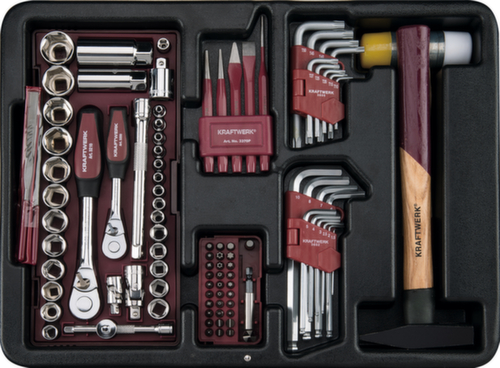 KRAFTWERK® Coffret à outils professionnel en ABS