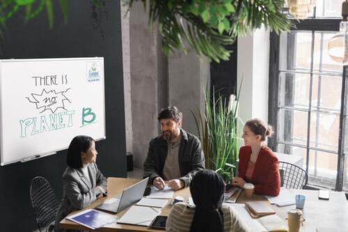 Legamaster Tableau blanc émaillé PREMIUM PLUS blanc, hauteur x largeur 1200 x 2400 mm