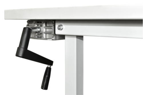 Réglage en hauteur par manivelle pour table d'emballage Multiplex  pour table d'emballage