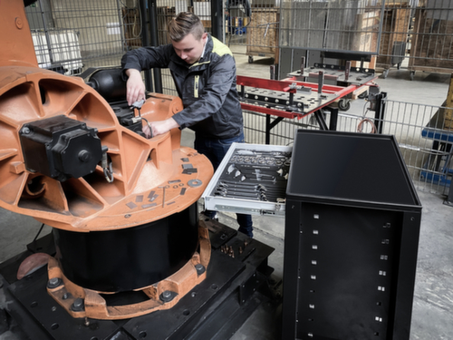 KRAFTWERK® Voiture atelier BASIC LINE LT700, 7 tiroir(s)