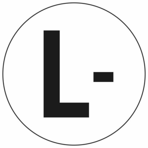 Étiquettes de signalisation SafetyMarking®, « L- ( négatif) »