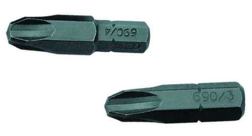 690 2 L S-010 Embout de tournevis 1/4"