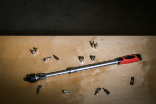 GEDORE R60110009 Cliquet télescopique articulé à 2 composants 1/2 430-580 mm