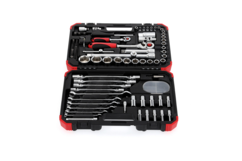 GEDORE R46003092 Jeu de clés à douilles 1/4"+1/2" 92 pièces
