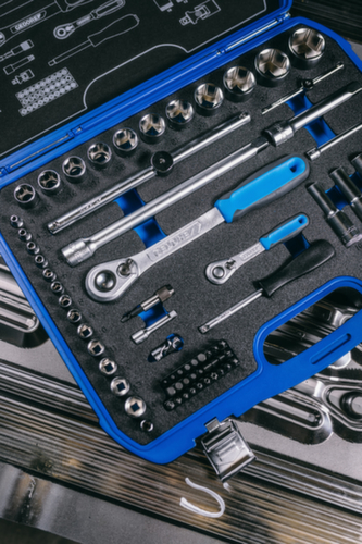 GEDORE 19 BMC 20 Jeu de clés à douille 1/4"+1/2