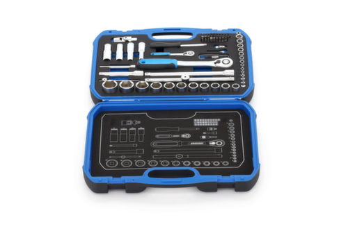 GEDORE 19 BMC 20 Jeu de clés à douille 1/4"+1/2