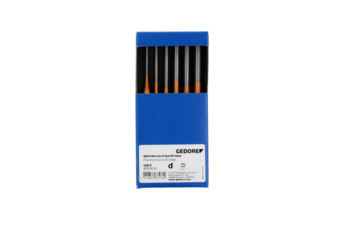 GEDORE 116 A Jeu de chasse-goupilles 6 pièces dans un support en PVC