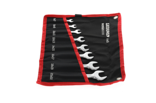 GEDORE R05126008 Jeu de clés à fourche double courtes SW6-22 mm 8 pièces