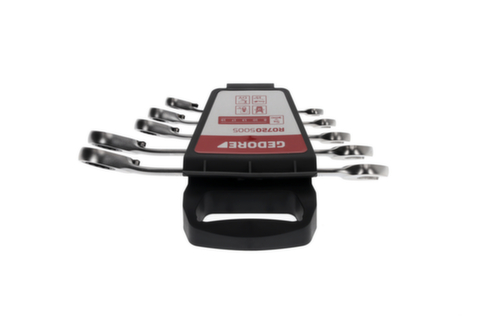 GEDORE R07205005 Jeu de clés mixtes à cliquet SW8-19 mm 5 pièces