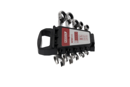 GEDORE R07205005 Jeu de clés mixtes à cliquet SW8-19 mm 5 pièces