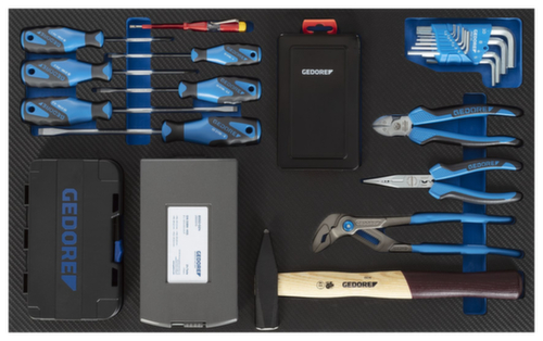 GTT B-S-177 Chariot à outils avec assortiment de 177 pièces