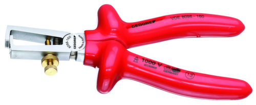 VDE 8098-160 Pince à dénuder VDE avec isolation par immersion 160 mm