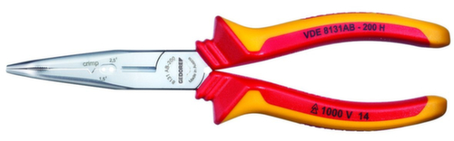 VDE 8131 AB-200 H Pince VDE multiprise 200 mm coudée