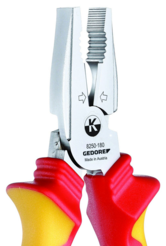 VDE 8250-160 H Pince combinée de force VDE avec isolation par gaine 160 mm