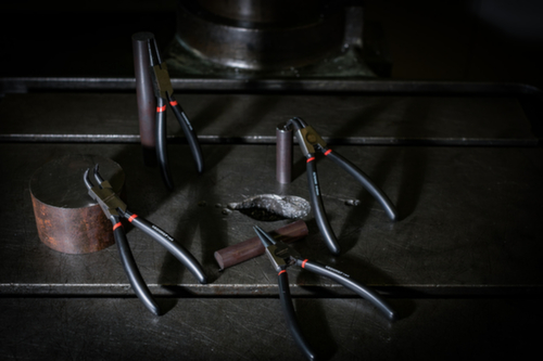 GEDORE R28002004 Jeu de pinces à circlips droites + coudées 90° 4 pièces