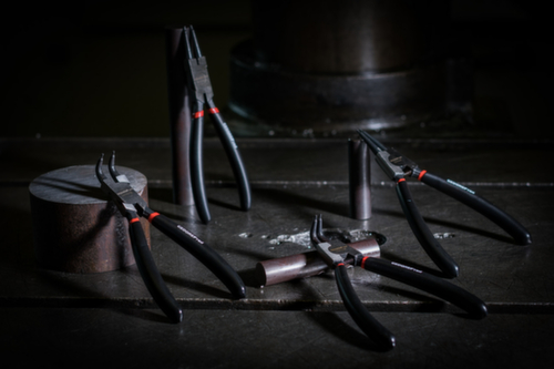 GEDORE R28002004 Jeu de pinces à circlips droites + coudées 90° 4 pièces