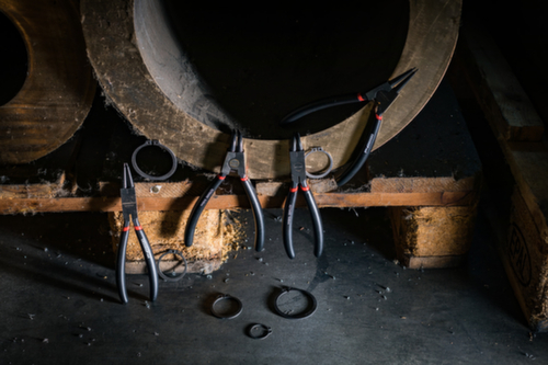 GEDORE R28002004 Jeu de pinces à circlips droites + coudées 90° 4 pièces