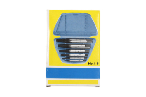 8551 S-006 Jeu d'extracteurs de vis 6 pièces M3-M24