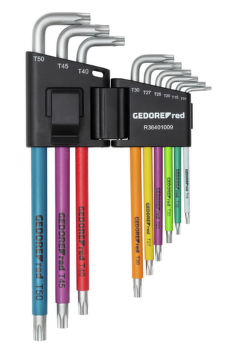 R36401009 Jeu de vis à angle droit TX T10-T50 9pcs avec