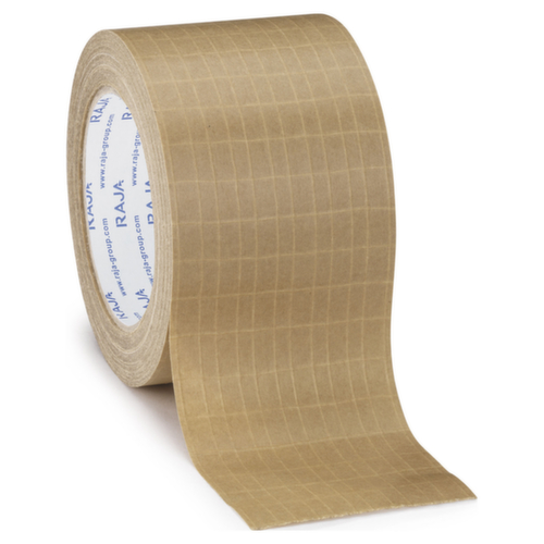 ruban adhésif en papier renforcé par fils, longueur x largeur 25 m x 75 mm