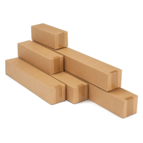 Caisse carton pliante longue