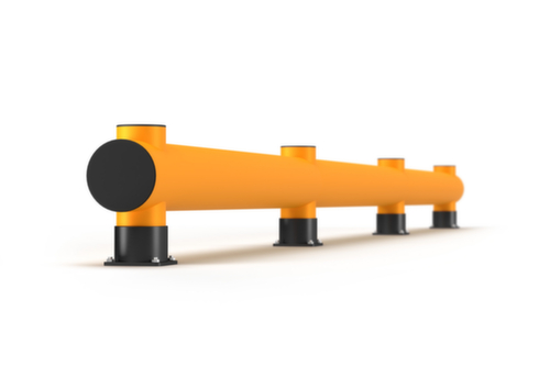 a.m.p.e.r.e. Barrière de protection anticollision Rack Mammut®, planche simple, longueur 6000 mm