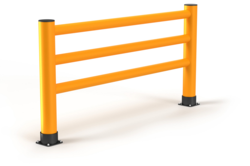 a.m.p.e.r.e. rambarde modulaire Rack Mammut®, main courante, longueur 8000 mm