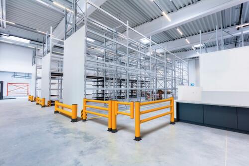 a.m.p.e.r.e. rambarde modulaire Rack Mammut®, main courante, longueur 8000 mm
