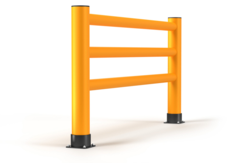 a.m.p.e.r.e. rambarde modulaire Rack Mammut®, main courante, longueur 8000 mm