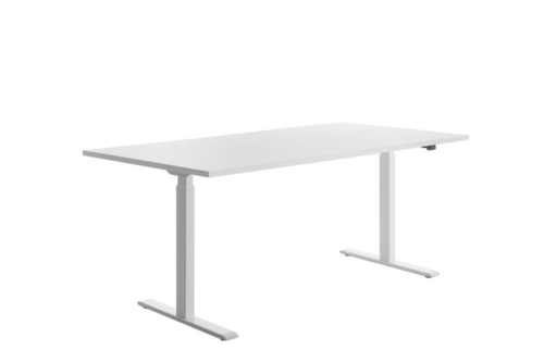 Topstar bureau à hauteur réglable électriquement E-Table Smart avec piètement en T