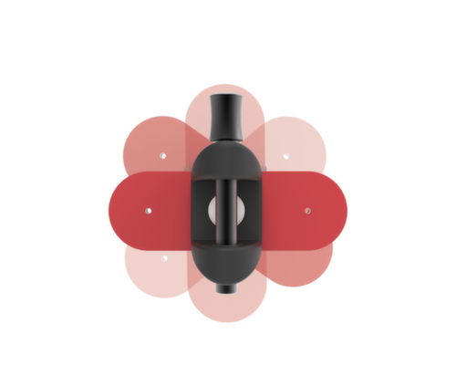 Support magnétique pour lampes industrielles