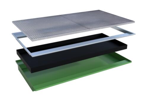 Bauer bac à suspension pour rayonnages modulaires