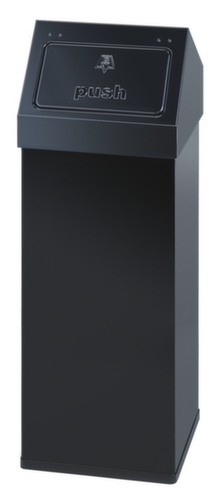 Poubelle « Push » Carro Push, 110 l, noir