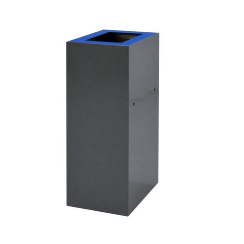 Couverture pour collecteur de recyclage, bleu