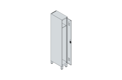 C+P Armoire vestiaire Classic Plus, largeur de compartiment 250 mm