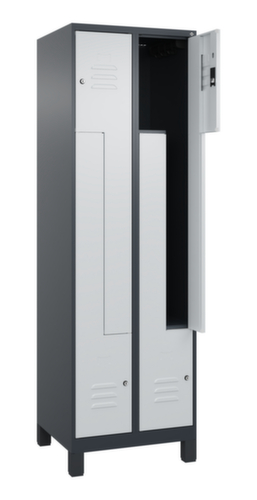 C+P Armoire vestiaire Z Classic Plus, largeur de compartiment 150/300 mm