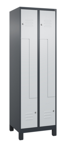 C+P Armoire vestiaire Z Classic Plus, largeur de compartiment 150/300 mm