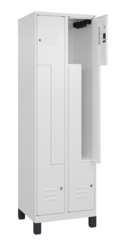 C+P Armoire vestiaire Z Classic Plus, largeur de compartiment 150/300 mm