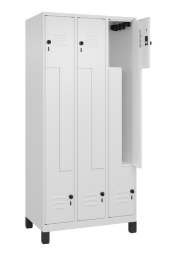 C+P Armoire vestiaire Z Classic Plus, largeur de compartiment 150/300 mm