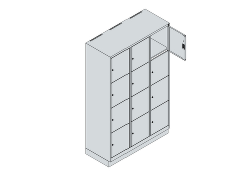 C+P armoire multicases Classic Plus, 12 compartiments