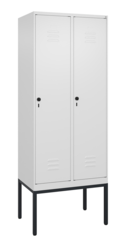 C+P Armoire vestiaire Classic Plus à 2 compartiments, largeur de compartiment 400 mm